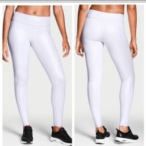 Victoria Secret Sport Knockout Unicorn Leggings White Sparkle Glitter Metallic